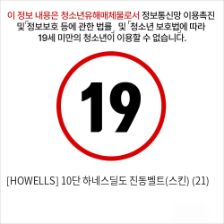 [HOWELLS] 10단 하네스딜도 진동벨트(스킨) (21)