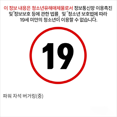 파워 자석 버거링(중)